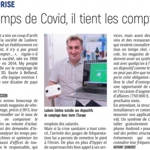 Le Paris Normandie publie un article sur My People Counter 